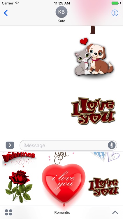 Romantic Emoticons