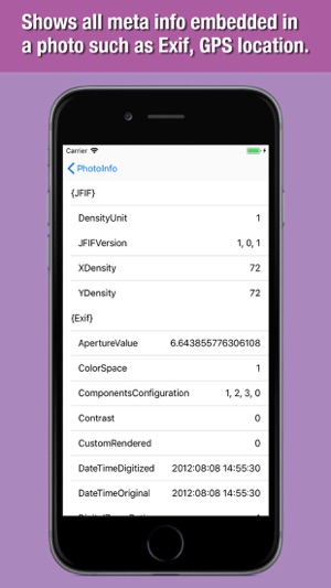 PhotoInfo - Meta Info Viewer(圖2)-速報App