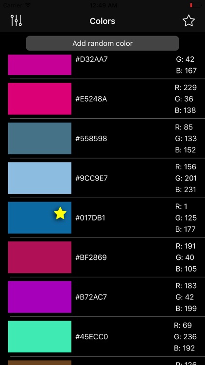 Hex Color Codes