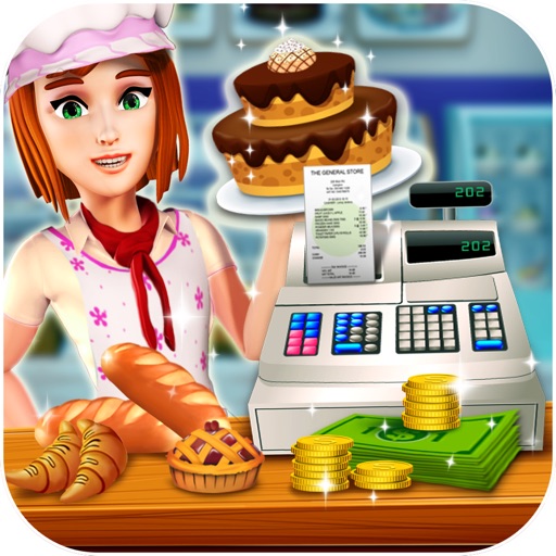 Ice Cream & Cake Cash Register Icon