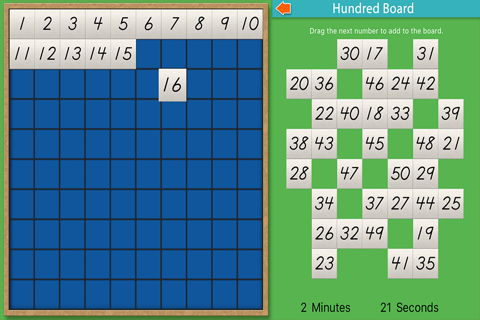 Hundred Board -Montessori Math - náhled