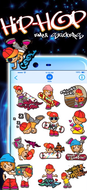 Hip-hop Emoji Stickers(圖3)-速報App