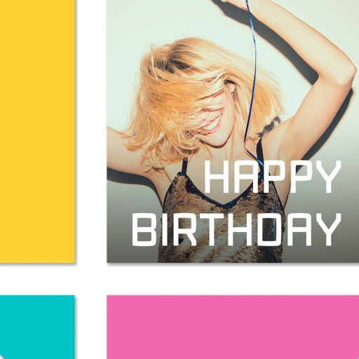 Birthday Editor Photo Collage Icon