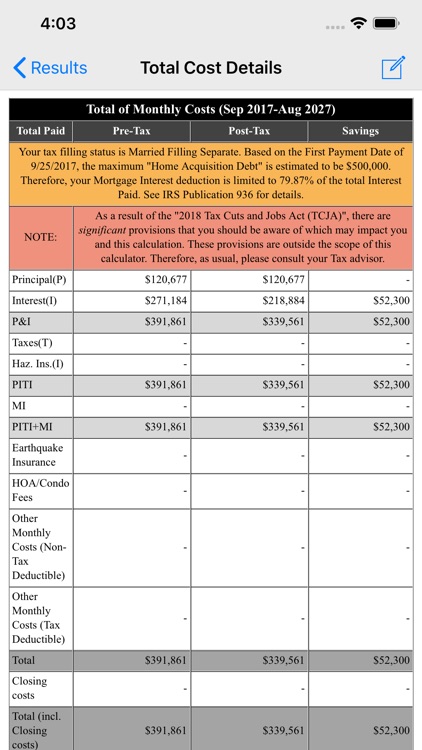 Loan Calculator & Tax Savings screenshot-3