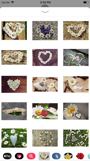 Daisy Hearts Sticker Pack