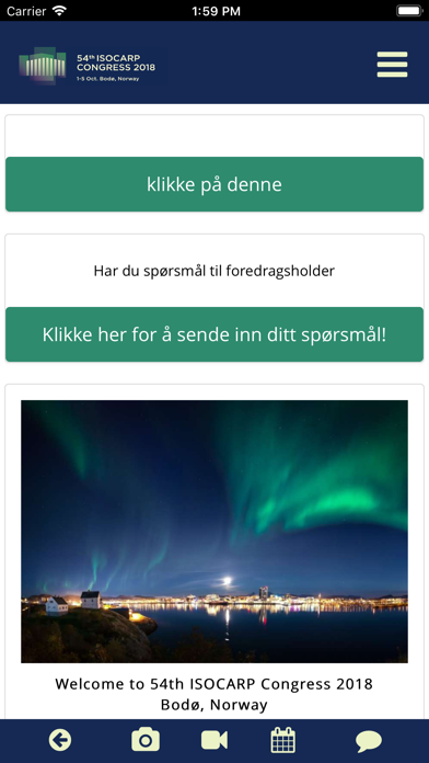 ISOCARP Bodø 2018 screenshot 2