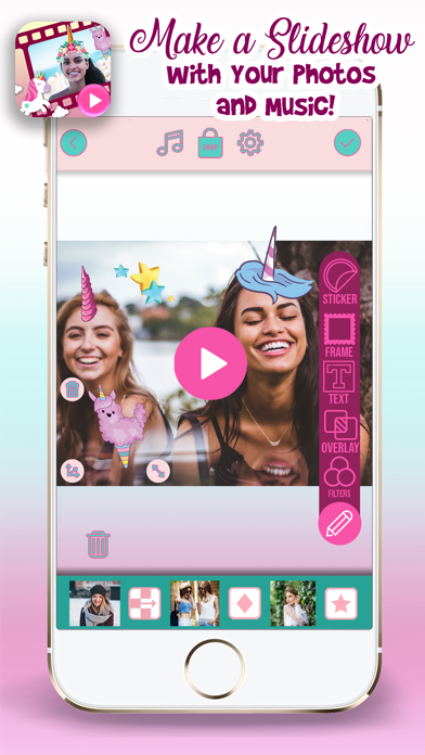 Unicorn Video Maker with Music screenshot 4