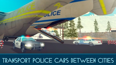 Police Plane Car Transporter screenshot 2