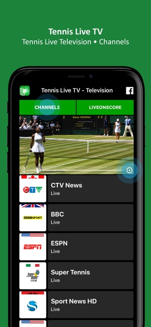 Tennis Live TV - Television