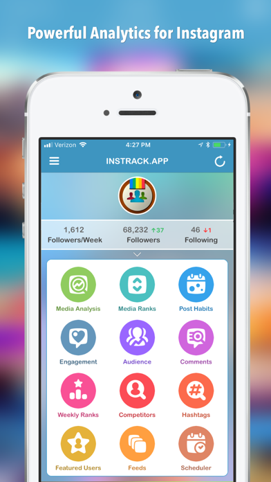 InsTrack for Instagram App Download - Android APK - 392 x 696 png 166kB