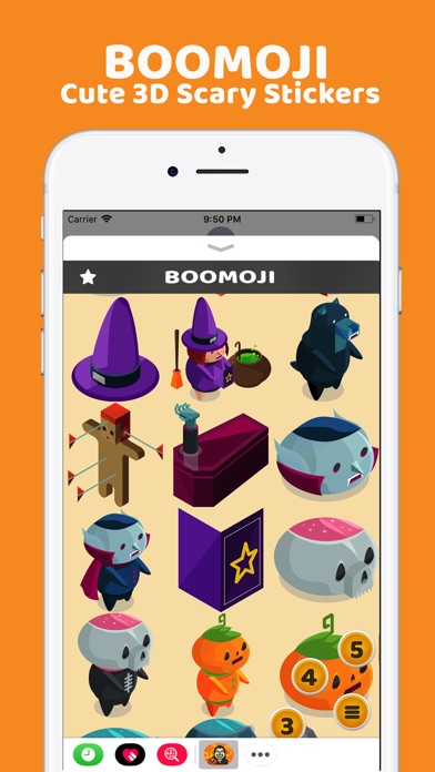 BooMoji - Halloween Stickers screenshot 3