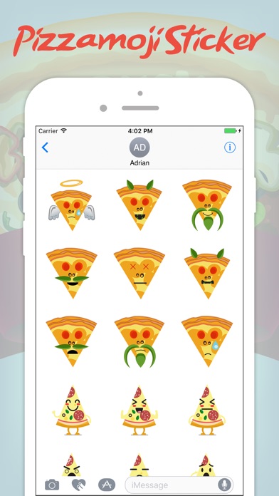 The Pizza Emoji Sticker screenshot 3