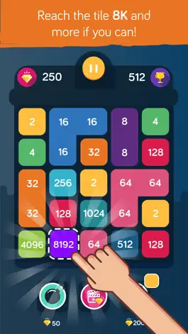 Game screenshot 8K Merge - Number Block Puzzle mod apk