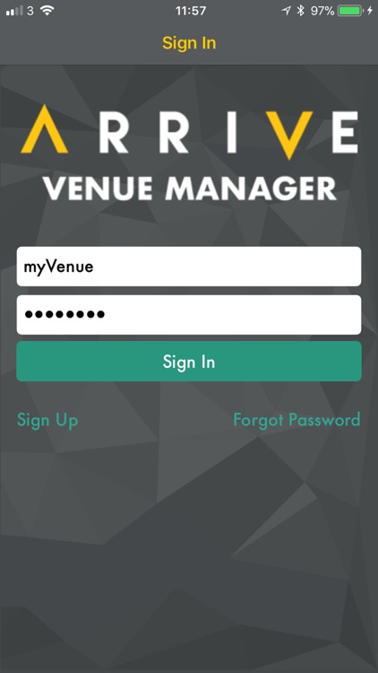 Arrive - Venue Manager