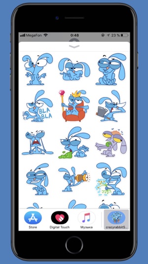 Crazy Rabbit STiK Sticker Pack