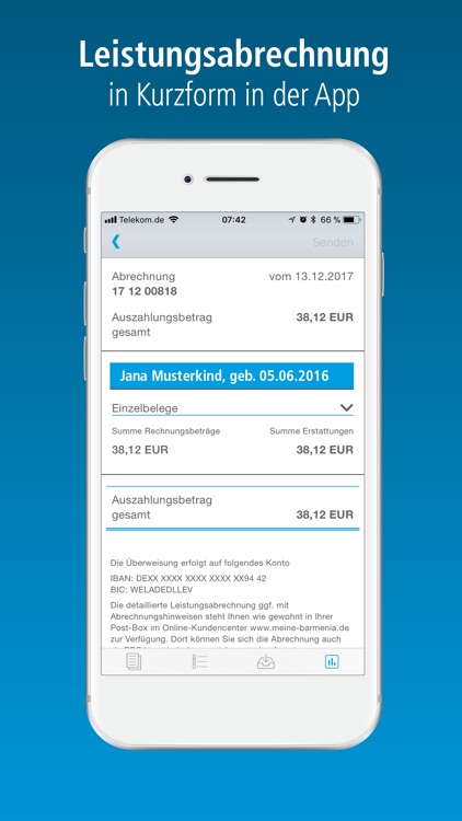Barmenia RechnungsApp screenshot-3