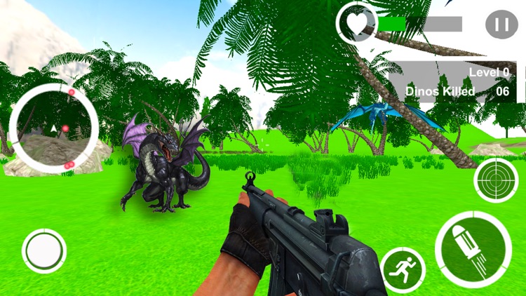 Dragon vs Dinosaur shooting 3D