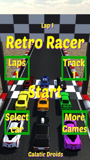 Retro Racer arcade race game(圖1)-速報App