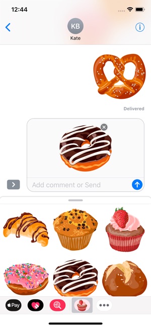 Bakery Chef Classic Stickers(圖2)-速報App