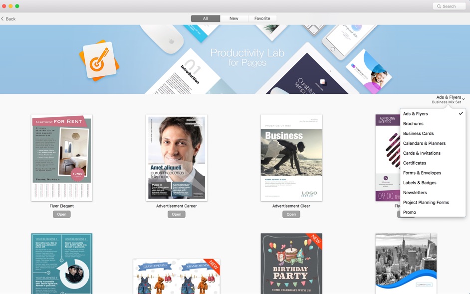 Business Print Lab – Templates 3.2.4 Mac 破解版 – 广告日历等Pages模板