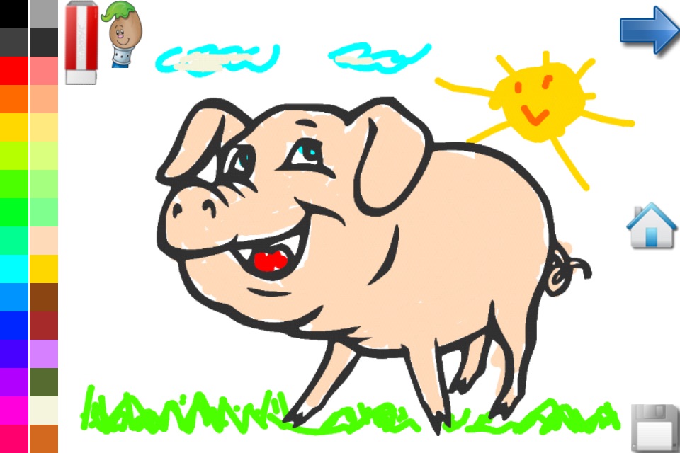 Coloring Book the Country Farm screenshot 2