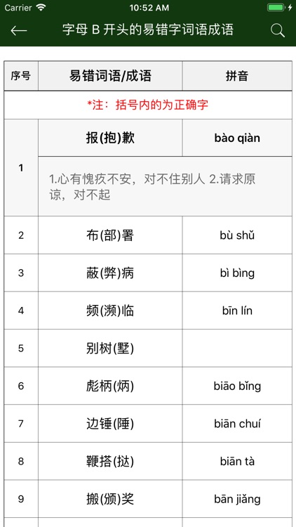 中小学语文词语成语易错字大全