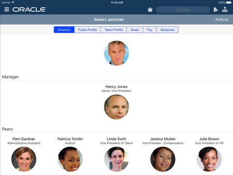 Oracle HCM Cloud screenshot 2