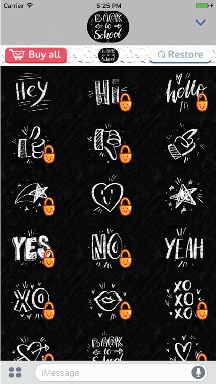 Back To School! Stickers for iMessage screenshot-4