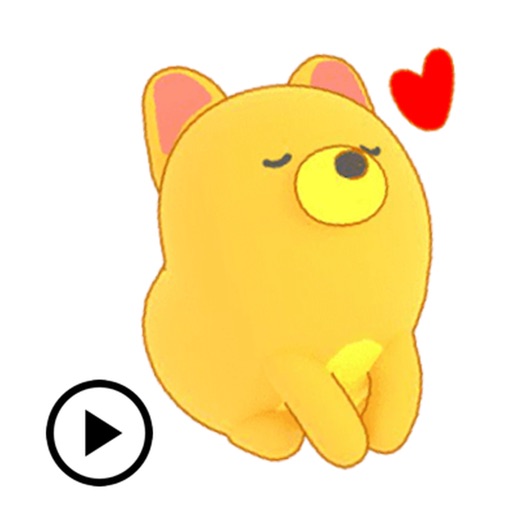 Animated Lemon Dog Sticker