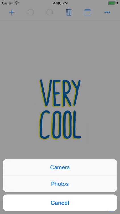 Draw Editor - Editing on Photo