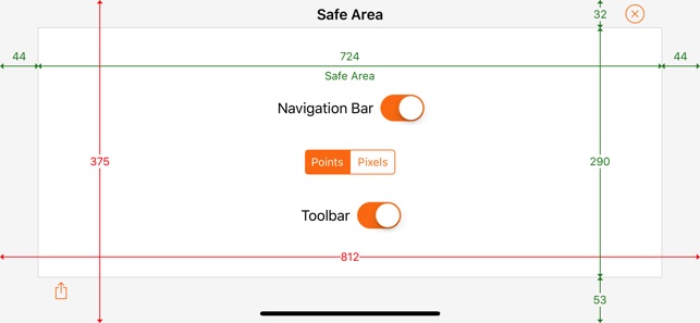 layout safe ios guide 10 area Adaptivity Store App on (A) the