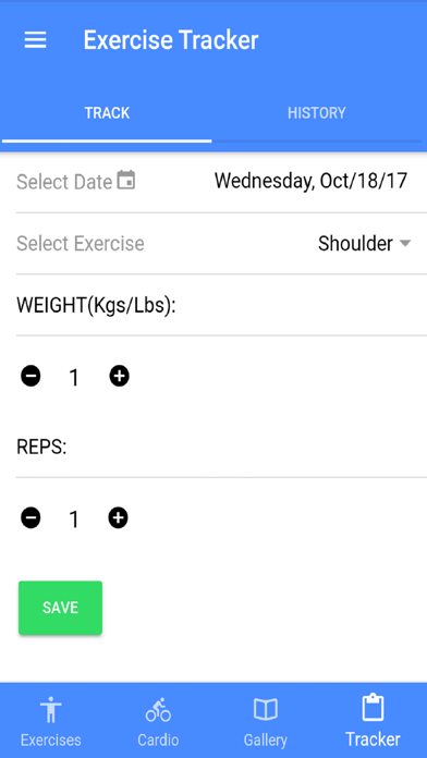 GYMFIT - Tracker & Trainer screenshot 4