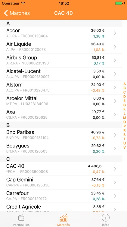 Portefeuille Actions screenshot-3