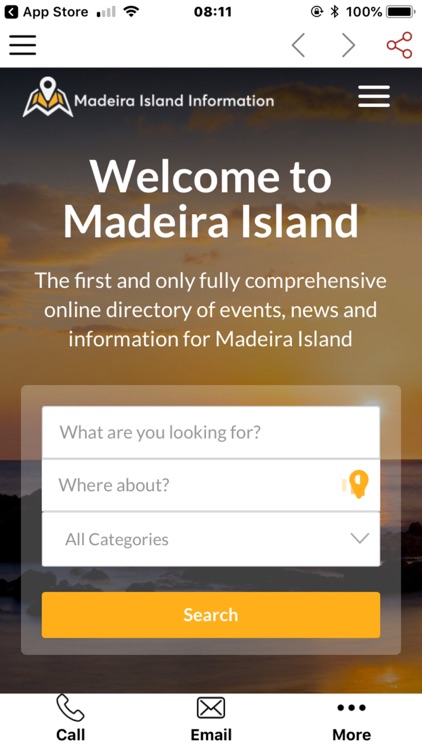 Madeira Island Information App