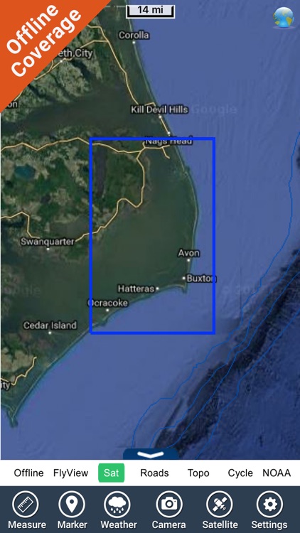 Cape Hatteras seashore charts screenshot-4
