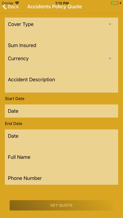 Phoenix E-Insurance screenshot 2