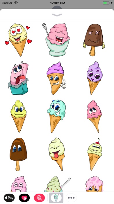 Icey Stickers for iMessage screenshot 2