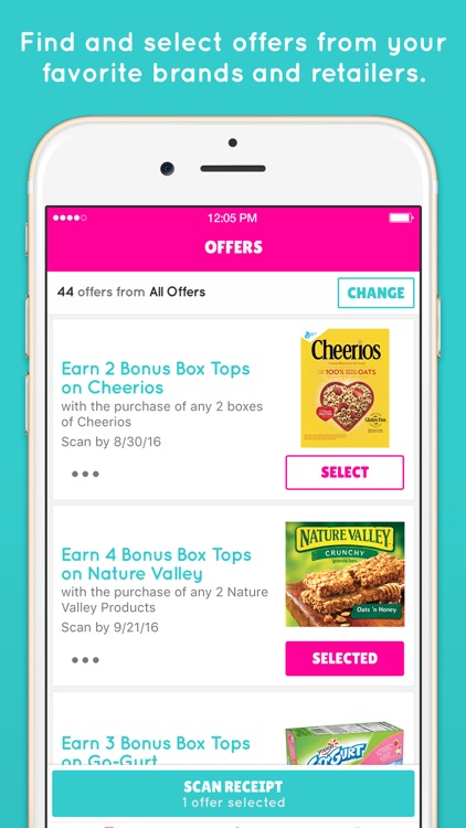 Box Tops® Bonus App – School Fundraising