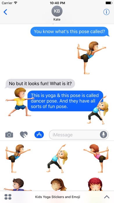 Kids Yoga Stickers & Emoji screenshot 3