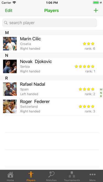 Tennis Player screenshot 4