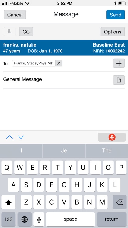 Cerner Message Center