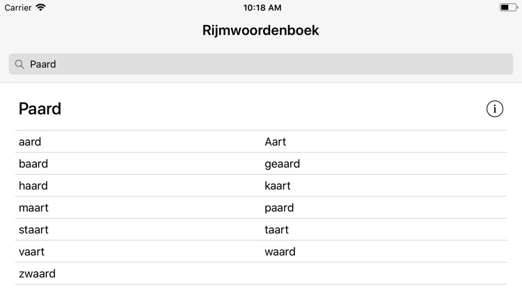 Rijmwoordenboek screenshot-3