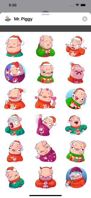 Mr. Piggy stickers pack(圖2)-速報App