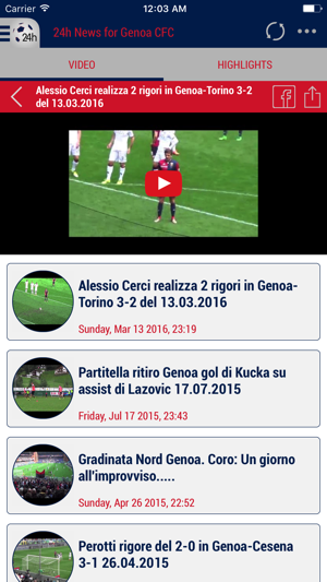 24h News for Genoa CFC(圖5)-速報App