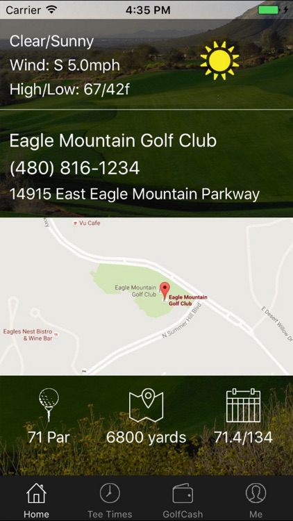 Eagle Mountain Golf Tee Times
