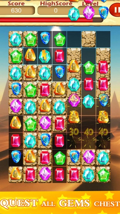 Treasure Jewels: Match 3 Legen screenshot 2
