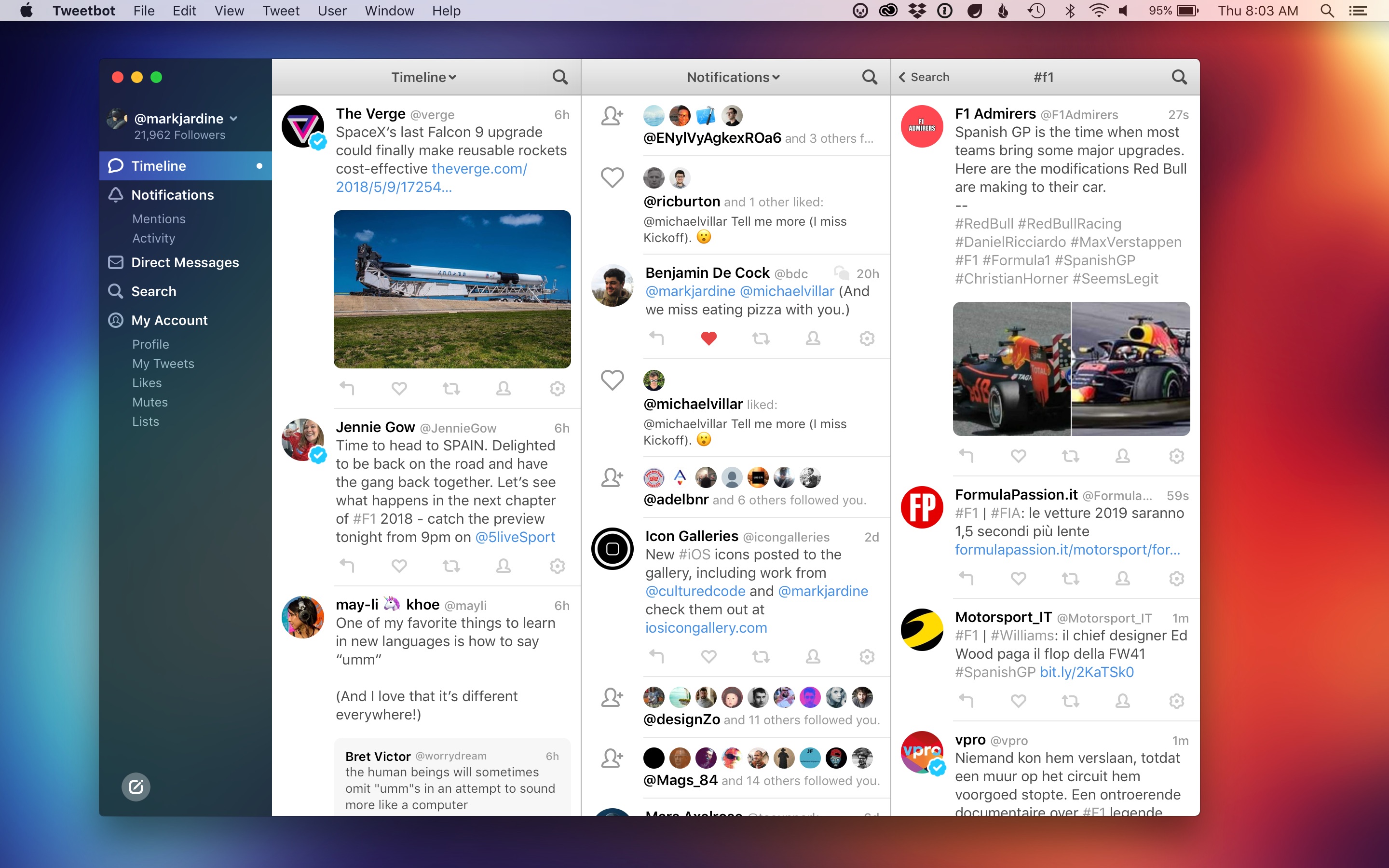 Screenshot do app Tweetbot 3 for Twitter