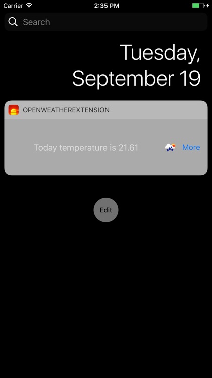 OpenWeatherExtension