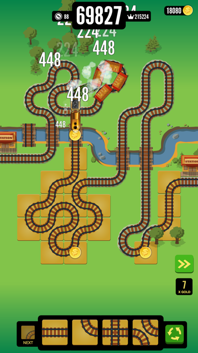 Gold Train FRVR - Railway Maze screenshot 2