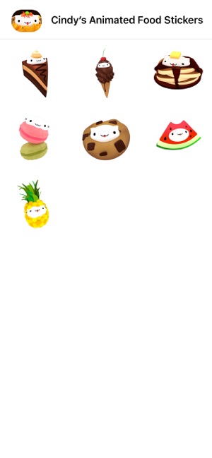 Cindy's Animated Food Stickers(圖3)-速報App